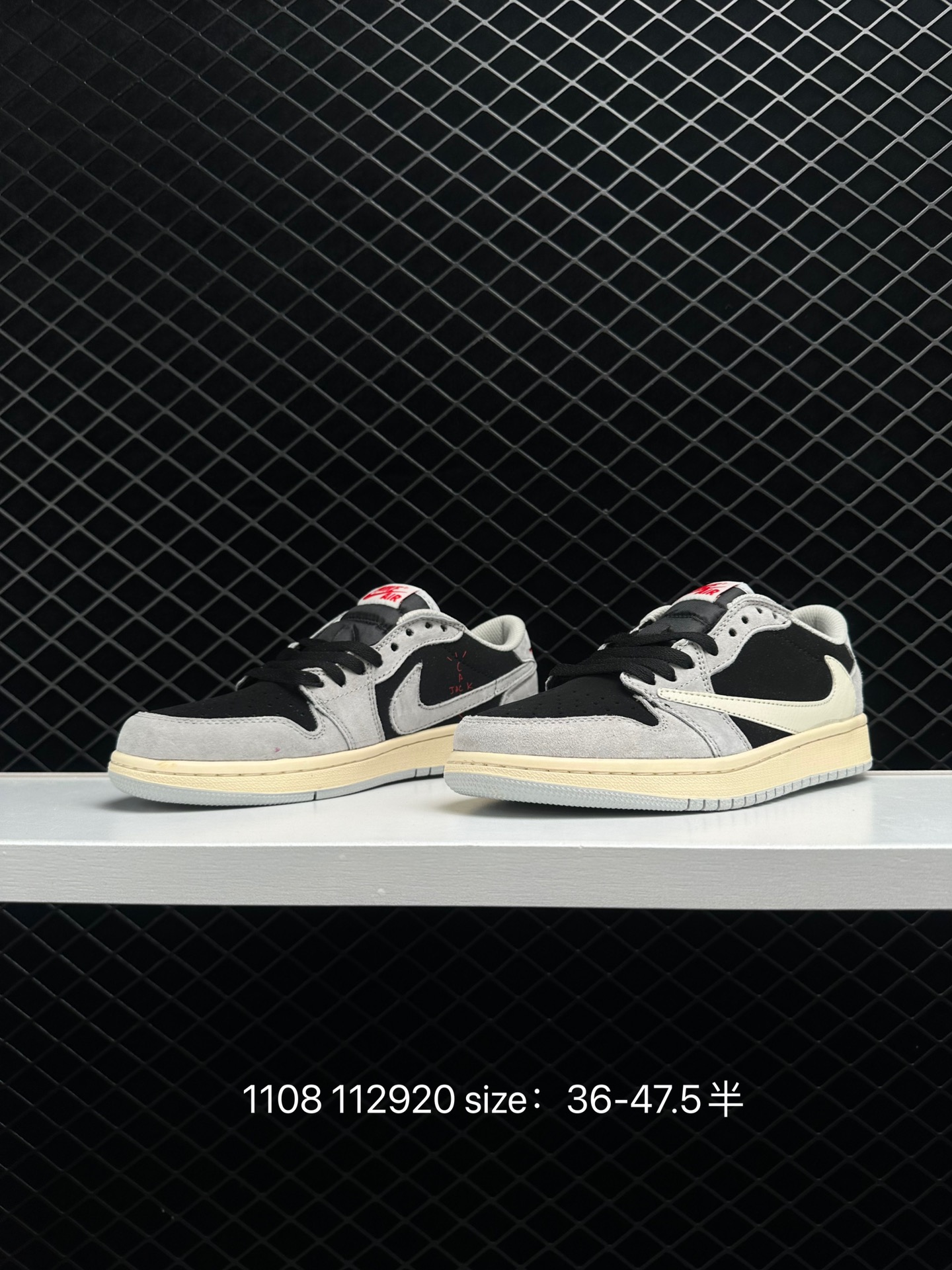 Travis Scott x Air Jordan 1 Low OG “Black Phantom